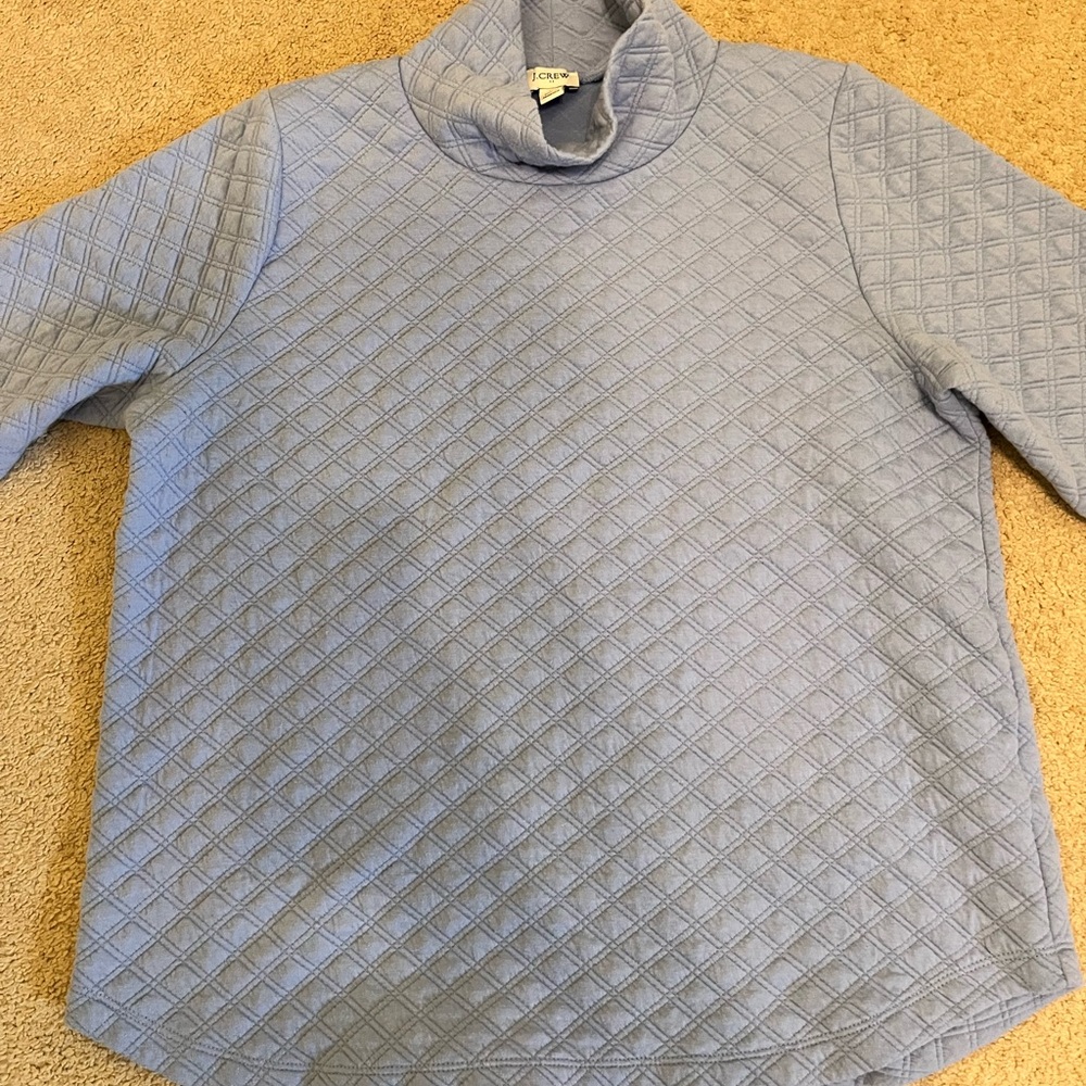 J. Crew Turtleneck Waffle-Knit Sweater